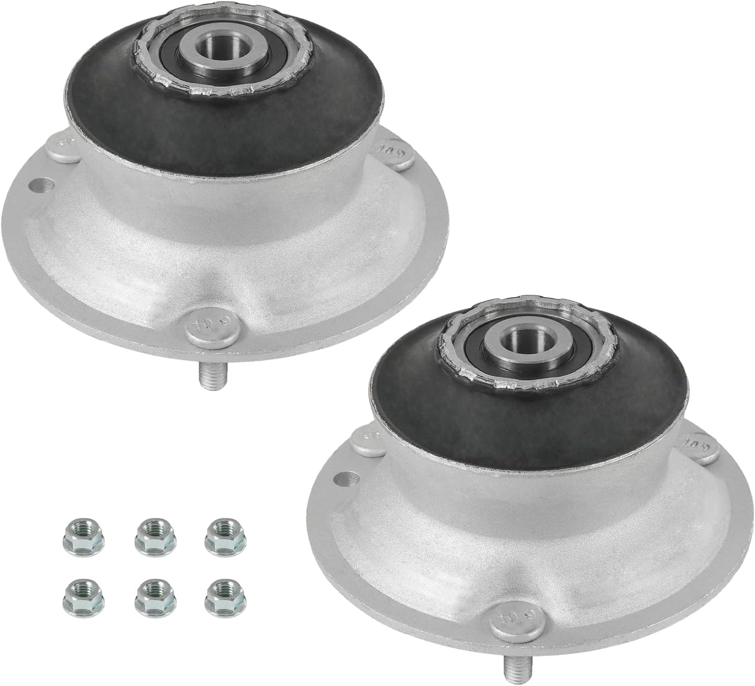 Pair Front Driver Upper Passenger Side Strut Suspension Mounts Replacement for BMW 120i 128i 135i 320i 325i 328i 330i 330xi 335d 335i 525i 528i 530i 535i 550i 650i X1 X3 E88 31336760943