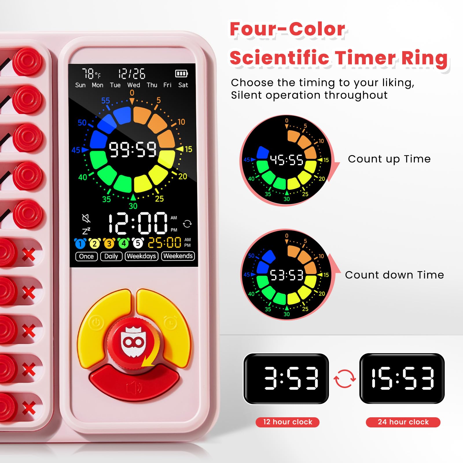 Autism Visual Schedule 5-in-1 Visual Timer For ADHD & Autism - Task ...