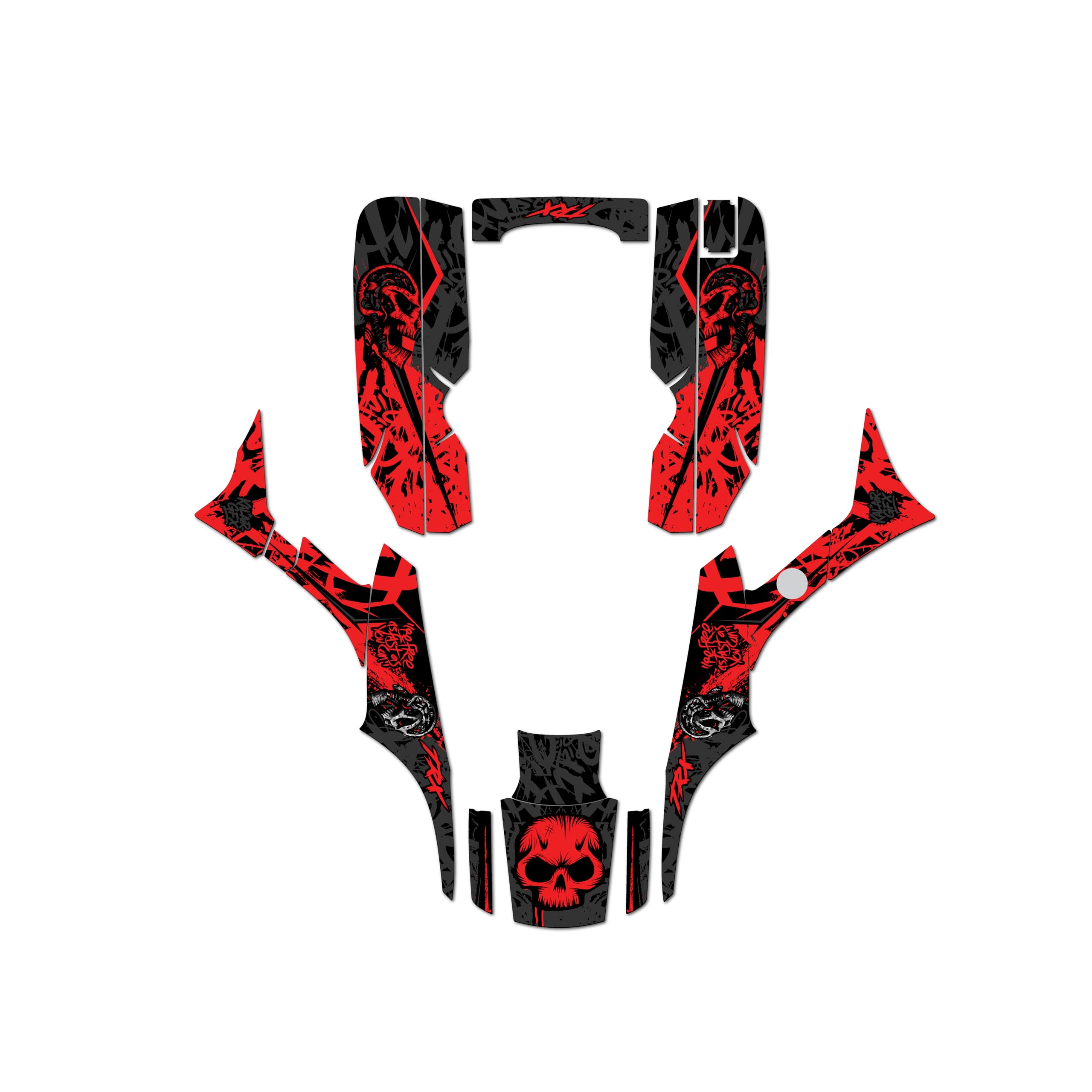 Amazon.com: Kalair GFX Graphics Kit for Honda TRX 300EX (1993-2006