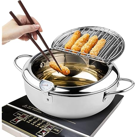 Stainless Steel Deep Fryer Pot for Todays Deals