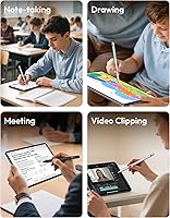 Vista 20 de Metapen Lápiz A8 para Apple iPad 2018-2025, (carga 2 veces más rápida), sensibilidad de inclinación, precisión de píxeles, lápiz óptico para iPad