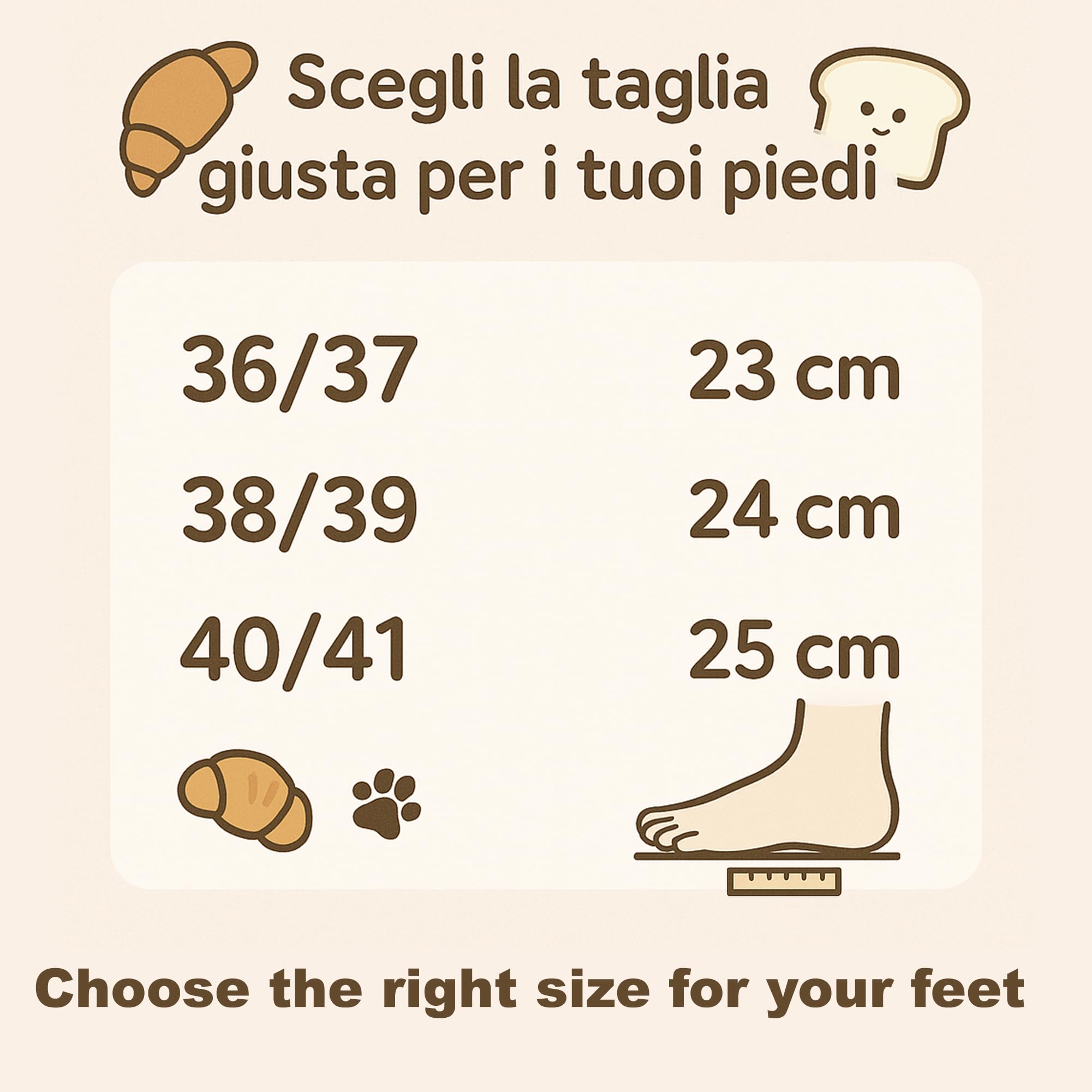 JOMIX Pantofole Donna Invernali con Ricamo Pane e Brioche Ciabatte Pelose Calde da Casa Morbide in Tessuto Suola Antiscivolo TPR