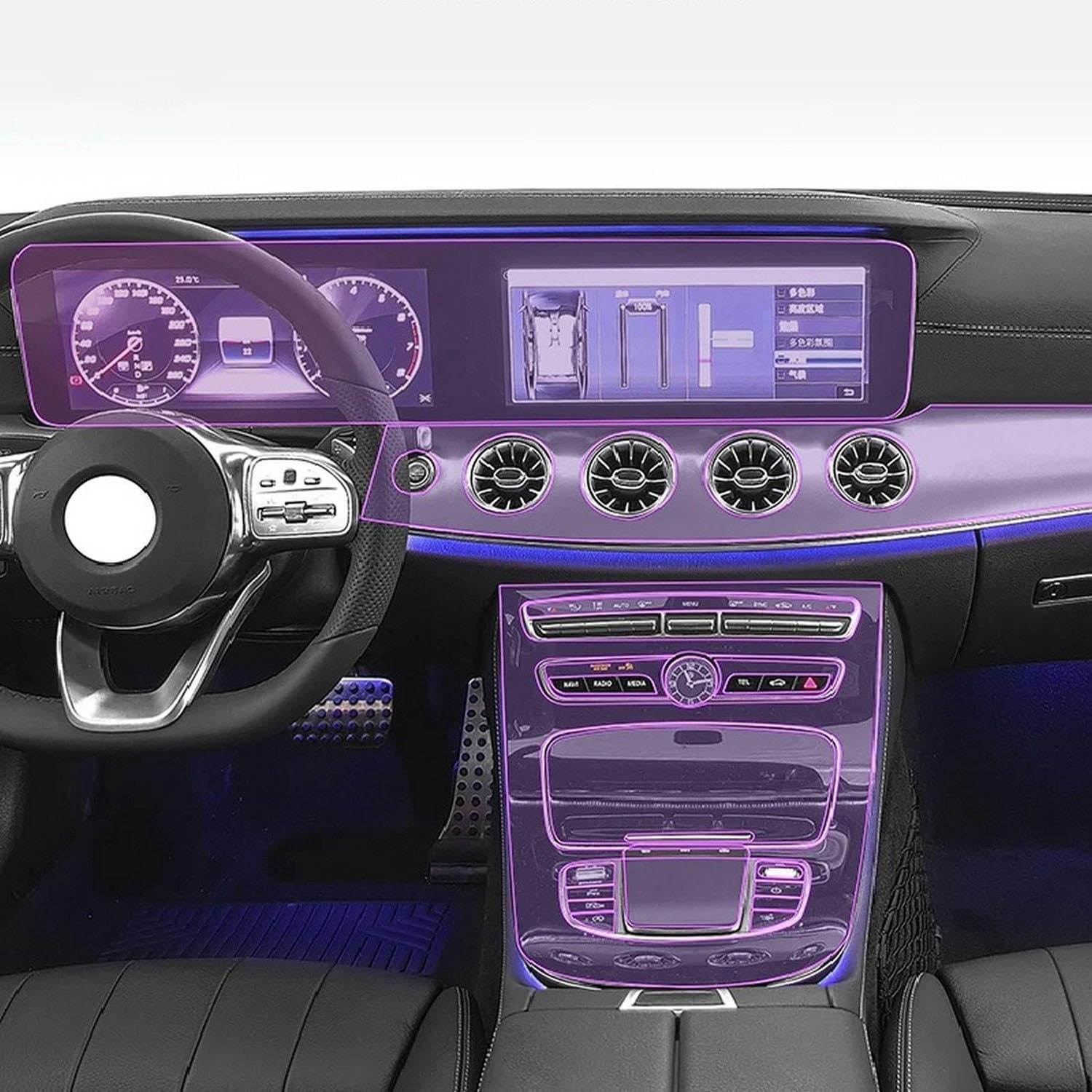 Protection écran LCD Mercedes Class-E Coupé W213 pour les longs trajets
