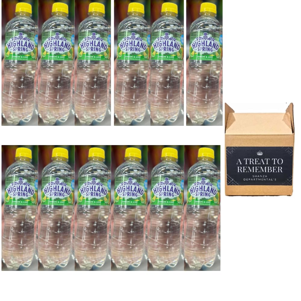 Highland Spring Sugar free Lemon & Lime Still Spring Water 12x 500ml