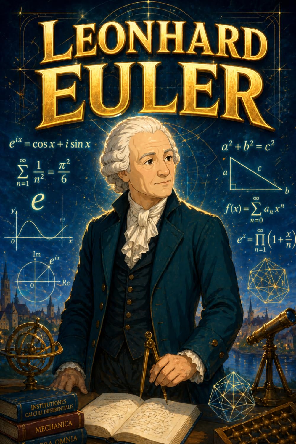 Leonhard Euler: Mathematics Numbers Logic Equations Innovation Discovery Story Biography (Icons of History Manga)