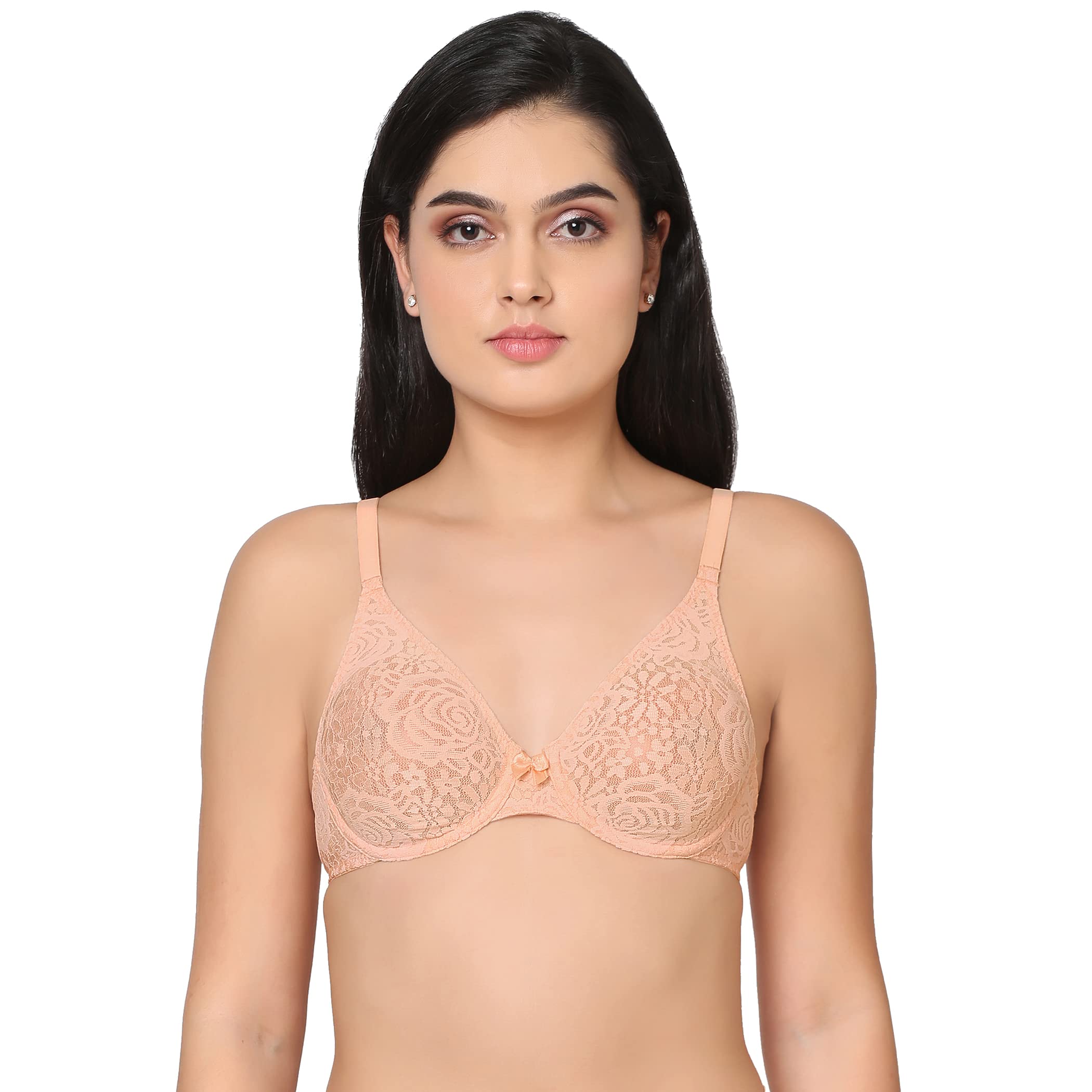 wacoal Women’s Halo Lace | Non Padded | Wired |Full Cup| Bridal Wear | Plus Size | Lace Bra-picture-27