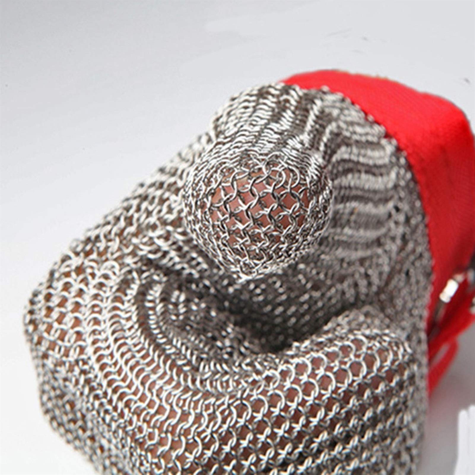 Guantes Anticortes, Guantes Resistentes a Cortes de Acero Inoxidable 304L, Nivel 5, protección de Seguridad para el hogar y la Cocina.
