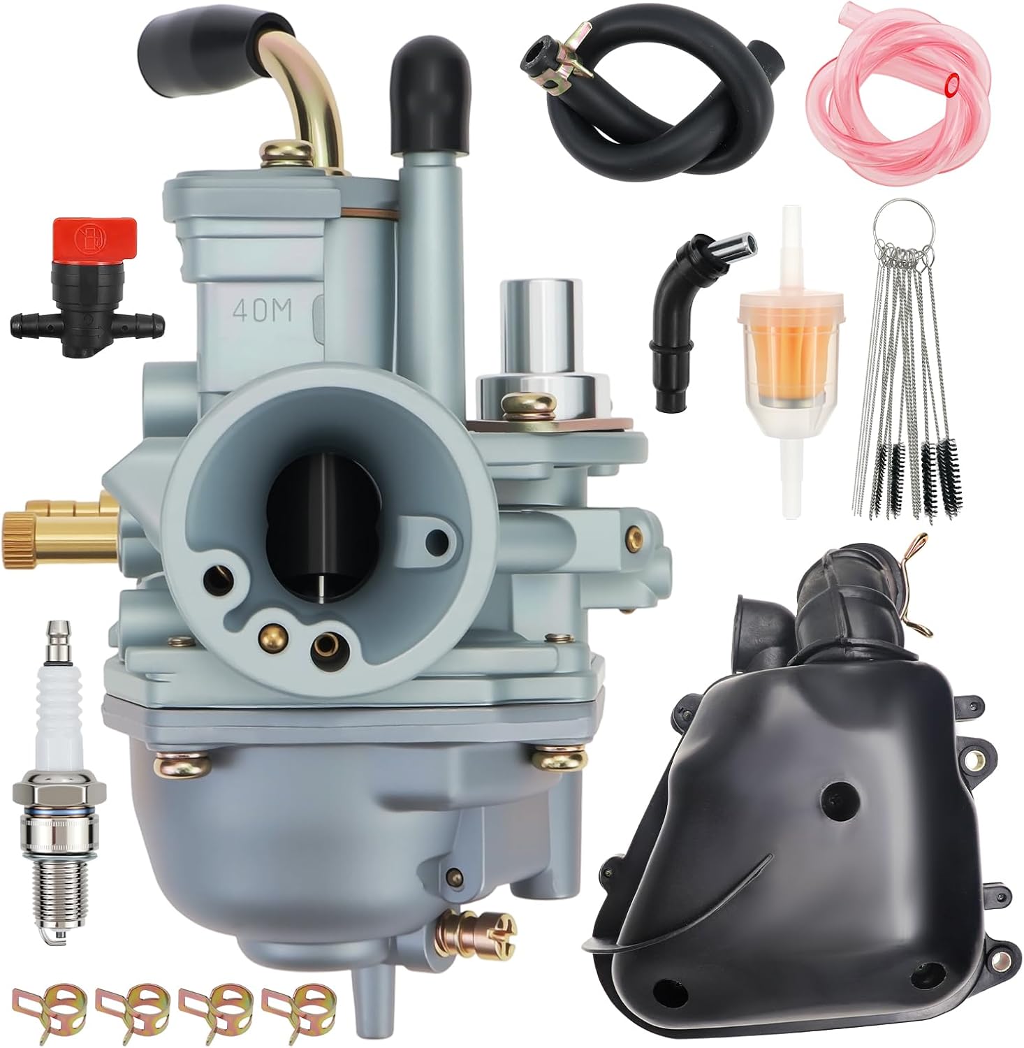 Carburetor Fit for Polaris Predator 50 90 Scrambler 50 90 2003-2007 Manual Choke Carb for Sportsman 90 with Air Filter Box