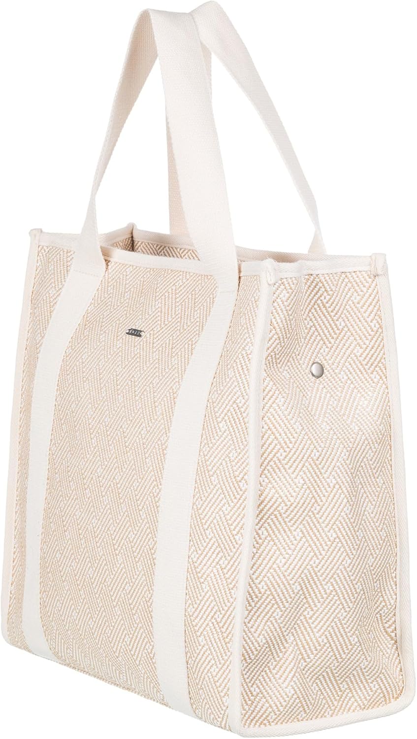 Roxy Cotton Tote Bag | Everyday Carry | Beach | Travel | Vacation | Reusable | Lightweight - Image 3