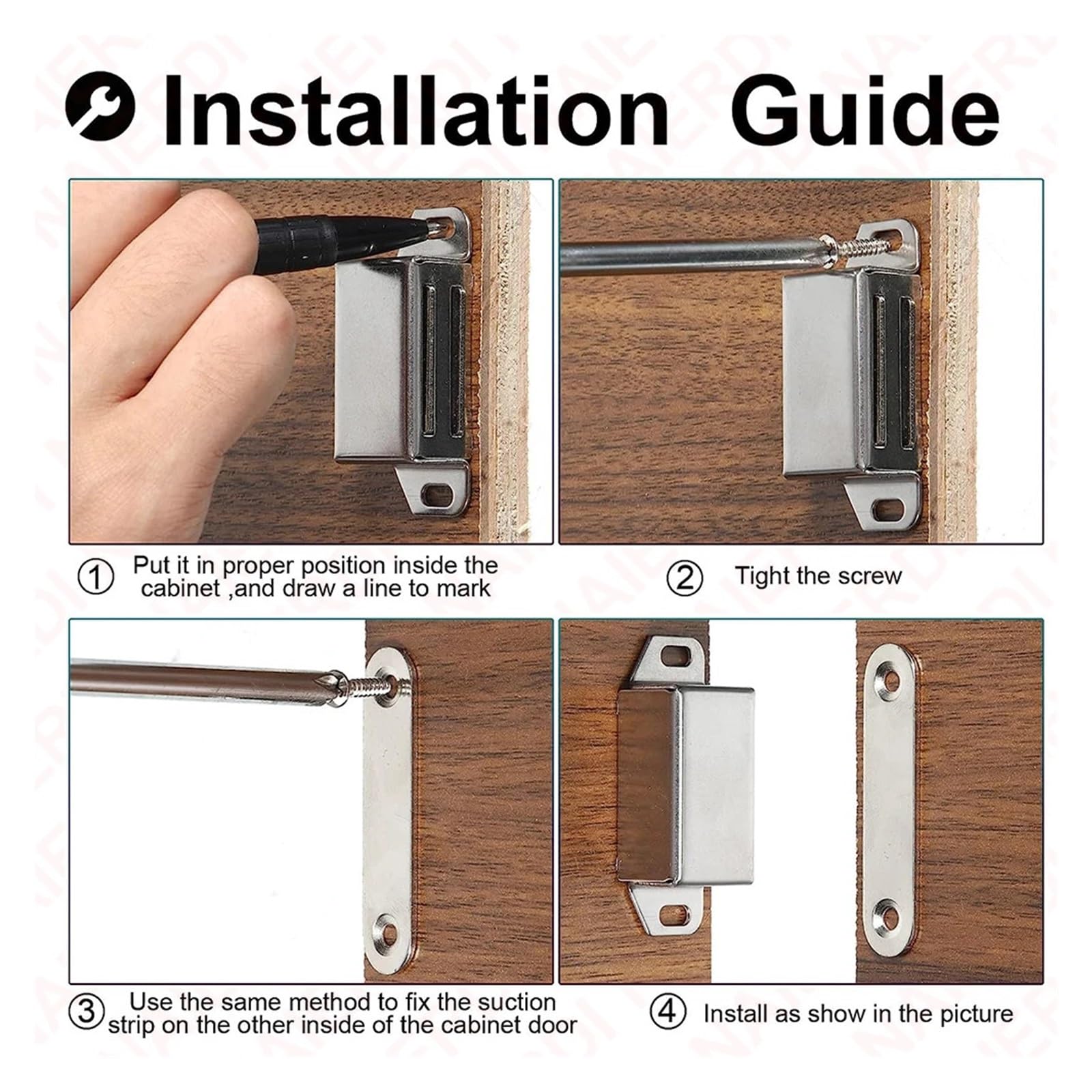 Chiusura magnetica for porta in acciaio inossidabile