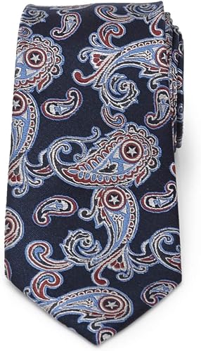 Miniatura 2 de Cufflinks Inc. Corbatas de poliéster Marvel para hombre, Azul Rojo, Talla única