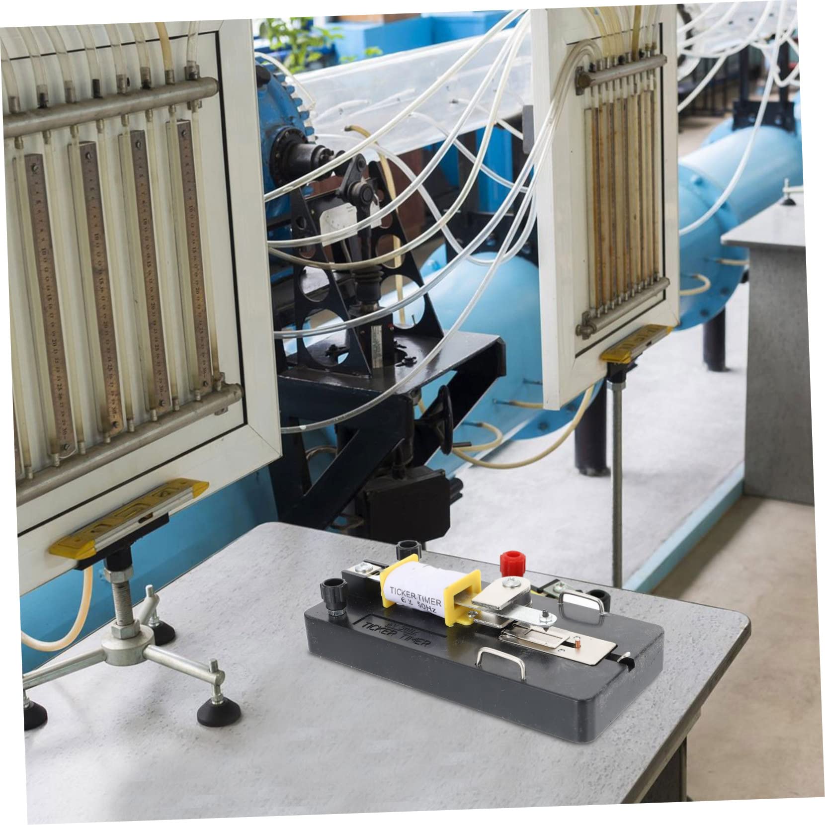 Temporizzatore Elettromagnetico per Esperimenti di Accelerazione in Laboratorio Materiale Plastico e Metallo, per Insegnamento Scientifico in Scuole Medie e Stile Casuale