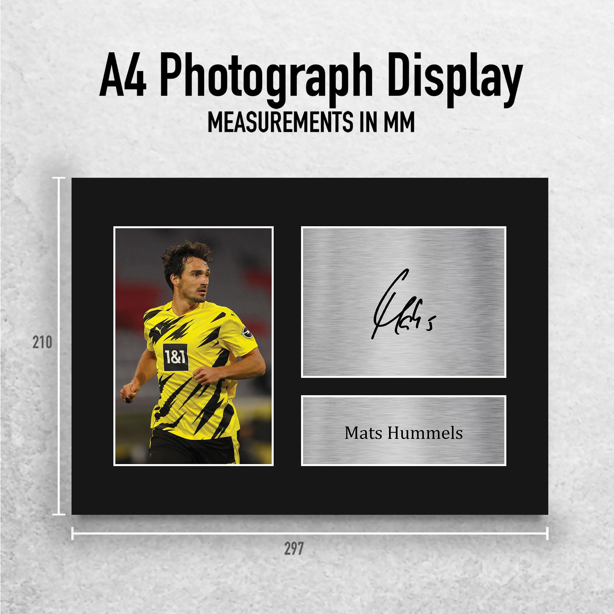 HWC Trading A4 Mats Hummels Borussia Dortmund Gifts Printed