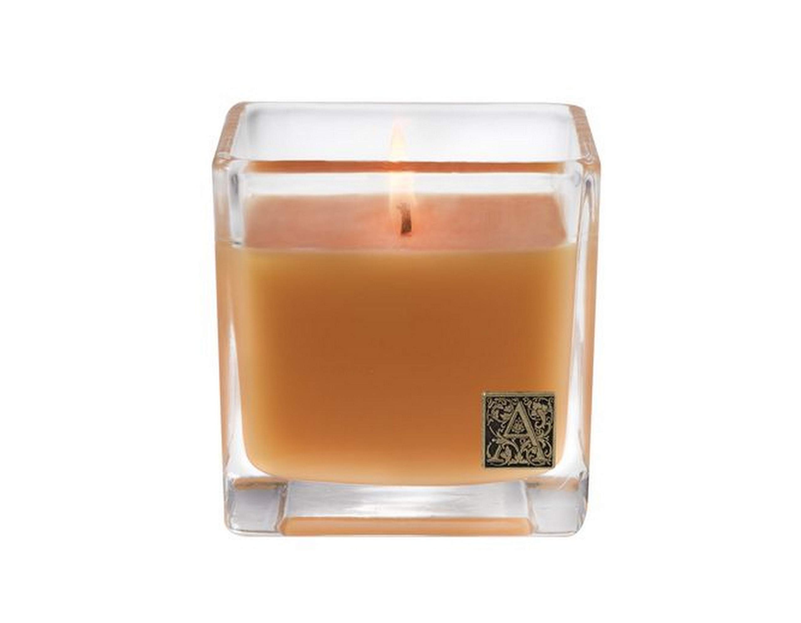 Aromatique Valencia Orange Medium Glass Cube Candle