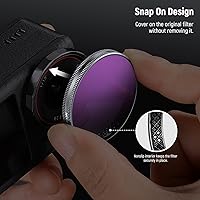 Vista 3 de NEEWER Juego de filtros ND compatible con DJI Osmo Action 3/4/5 Pro, paquete de 6 ND8+ND16+ND32+ND64+ND1000+CPL Accesorios de cámara de acción