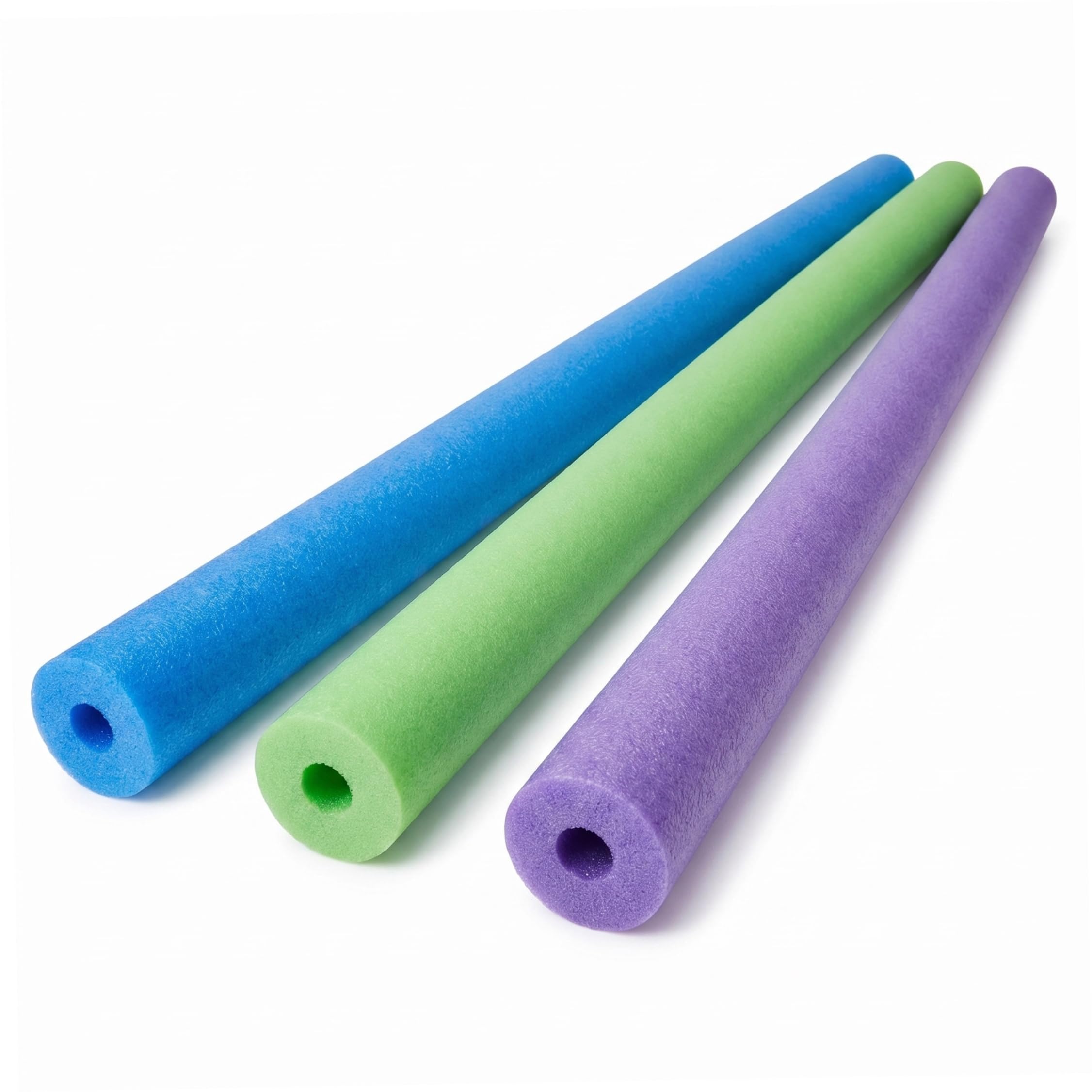 3er-Pack Jumbo-Poolnudeln, 59 Zoll groß, hohl, rot, gelb, orange