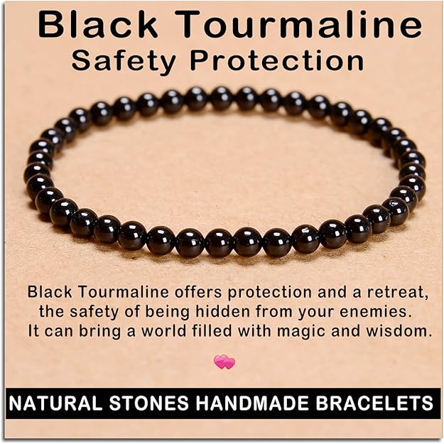 AD Beads Handmade Gemstone Stretch Elastic Bracelet Crystal Healing Reiki Nature