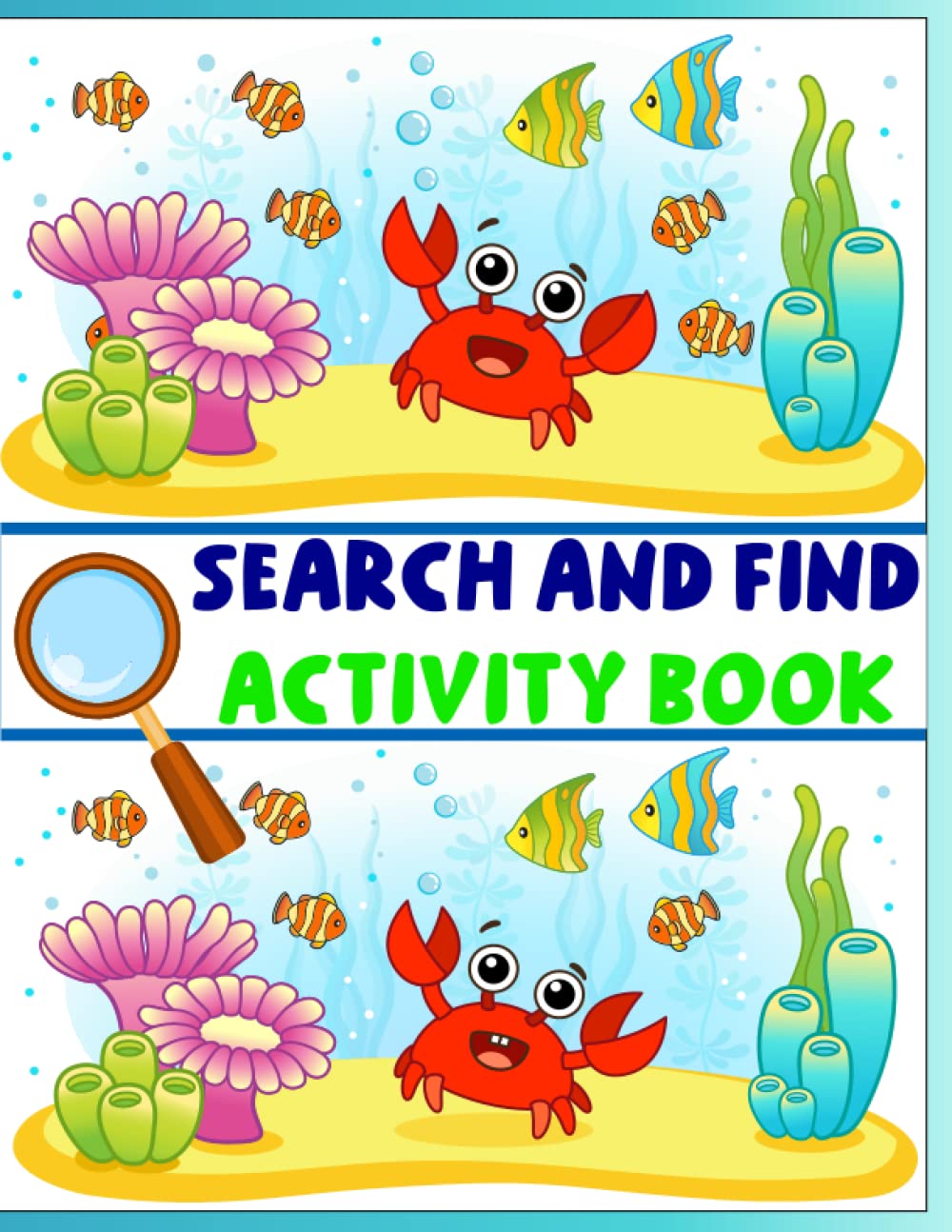Search and Find Activity Book: Spot the difference book