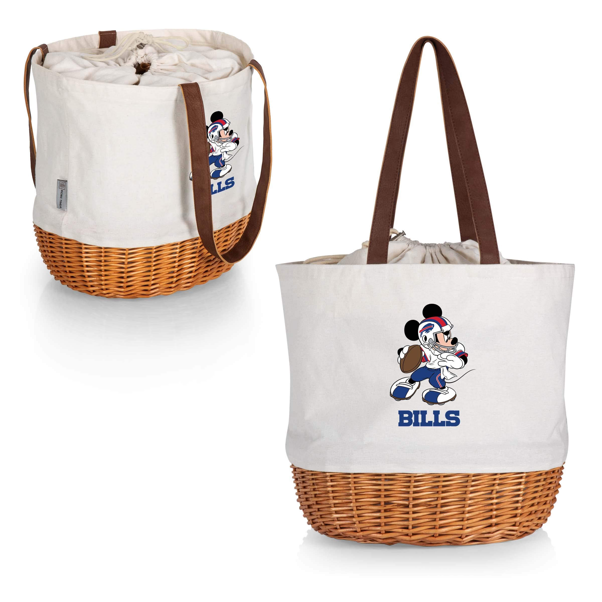 PICNIC TIME Unisex-Erwachsene NFL Mickey Coronado Leinen-und Weidenkorb