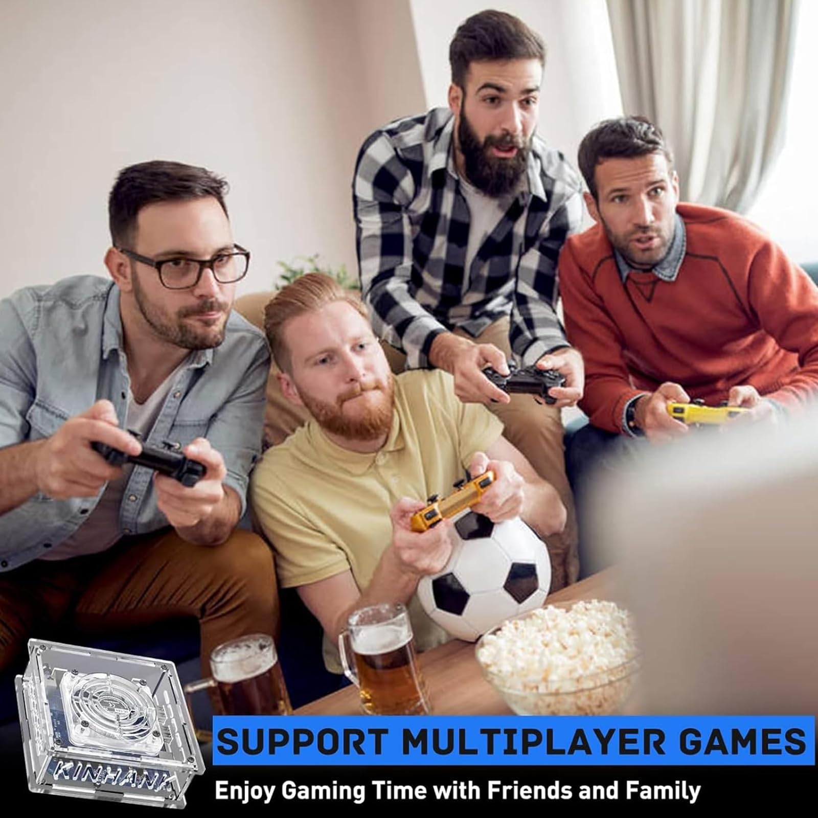 Super Console X PRO Plus, Console Per Giochi Retrò Da 256 GB, Oltre 50.000 Giochi Integrati, Compatibile Con PS1/PSP/MAME, Forte Supporto Per La Dissipazione Del Calore, Uscita HD Ad Alta Definizione