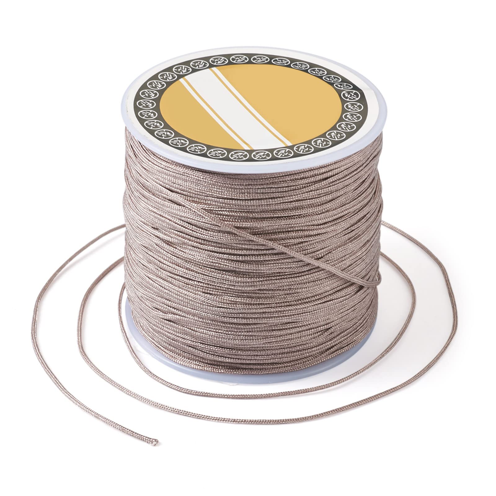 PH PandaHall 90m 0.8mm Filo In Nylon Nero Cavo Per Perline In Nylon Intrecciato Cavo Per Annodare Cinese Nylon Filo Per Macramè Per Fare Gioielli Con Perline - Foto 12