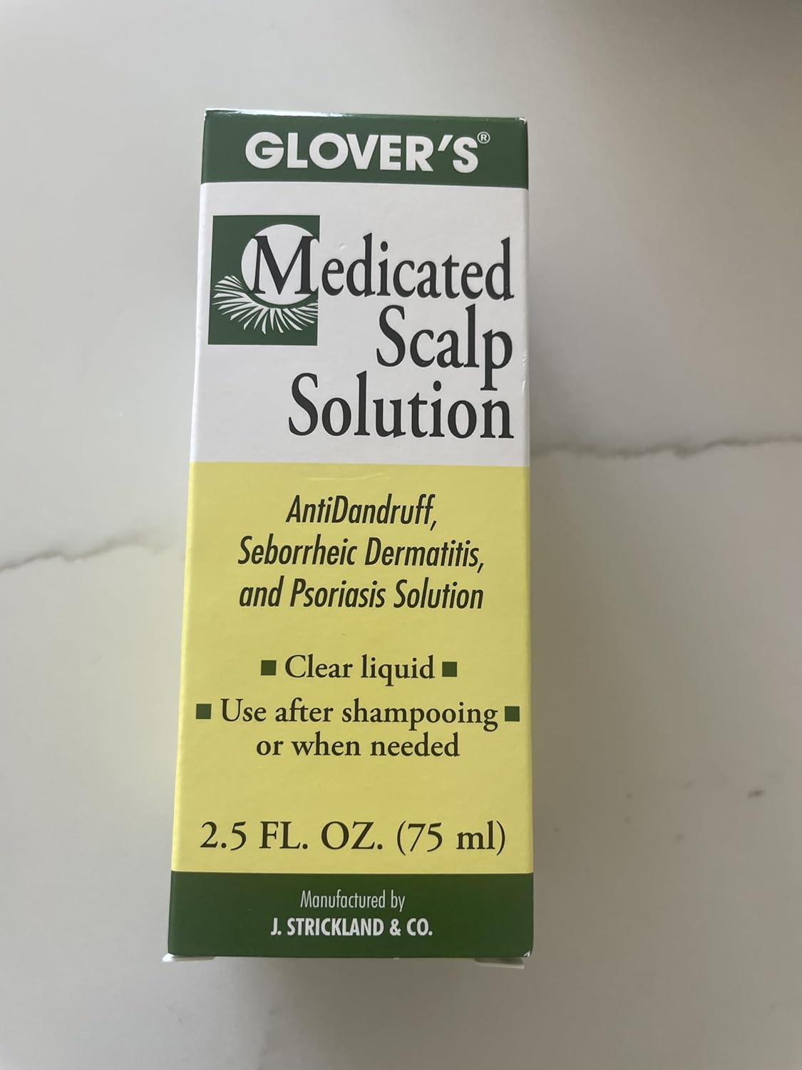 GLOVER’S Medicated Scalp Solution 2.5 oz