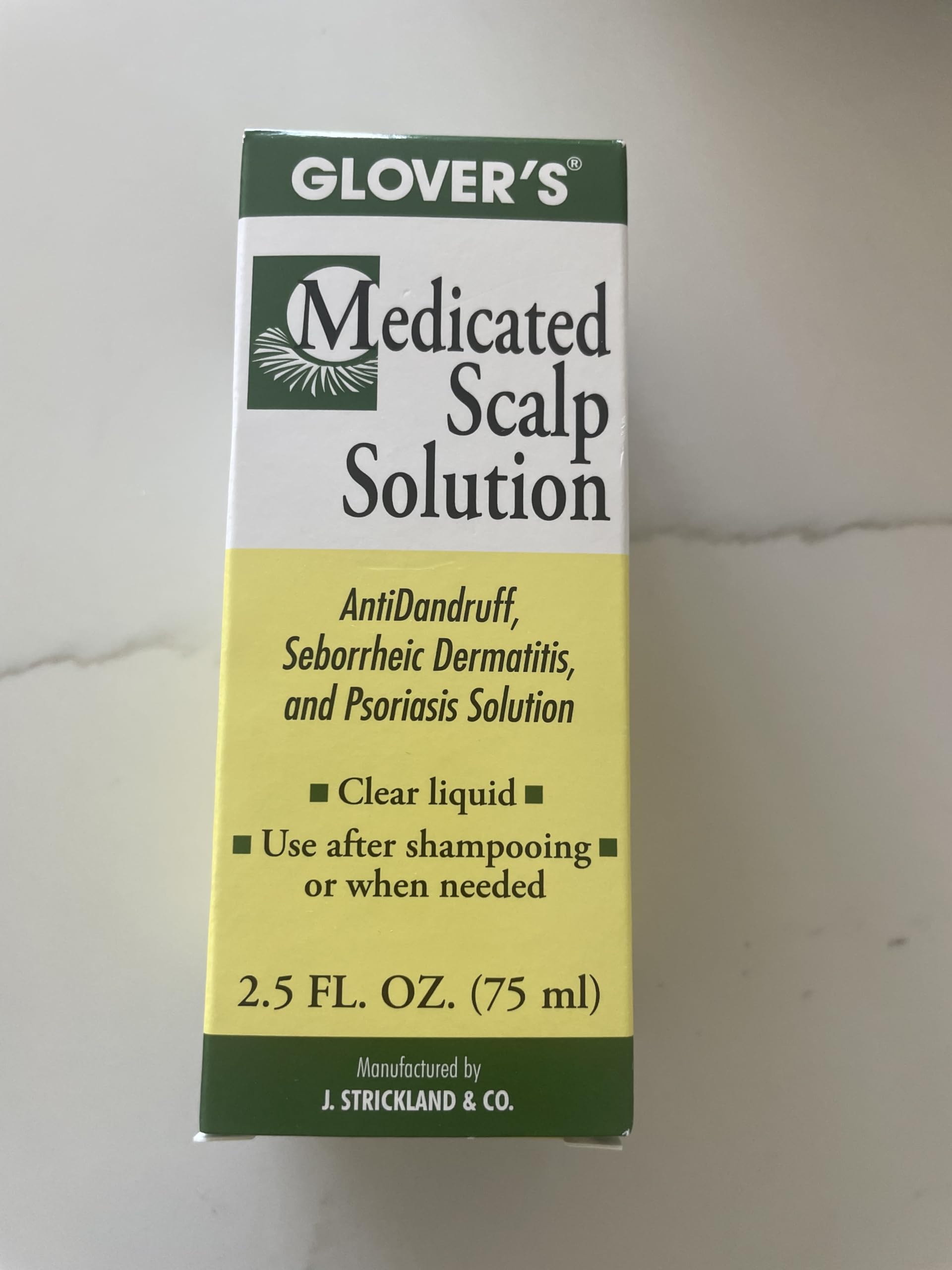 GLOVER’S Medicated Scalp Solution 2.5 oz