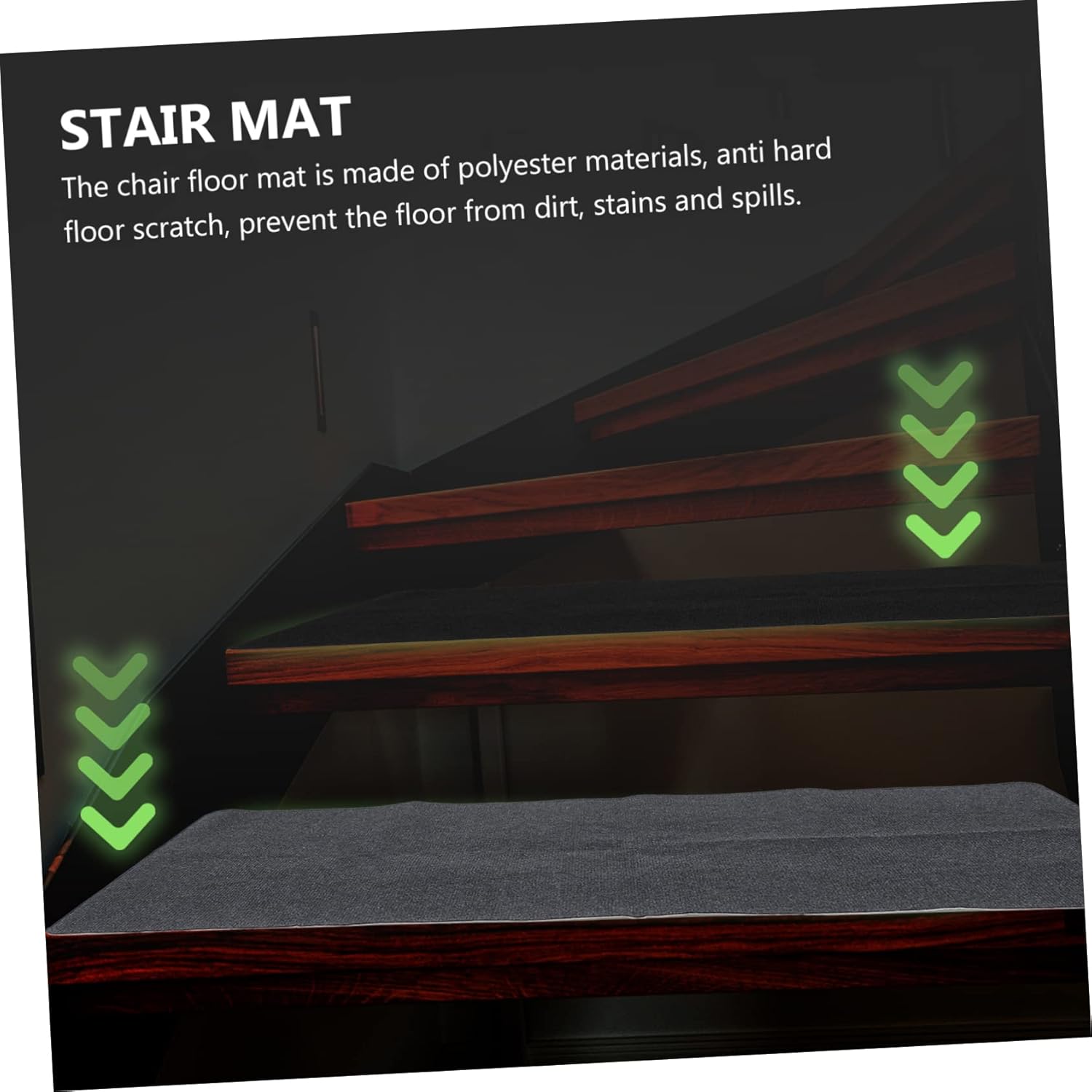 Office Chair Floor Protector Mat Non-Slip Desk Chair Mat for Hardwood Floors Home Office Accessory