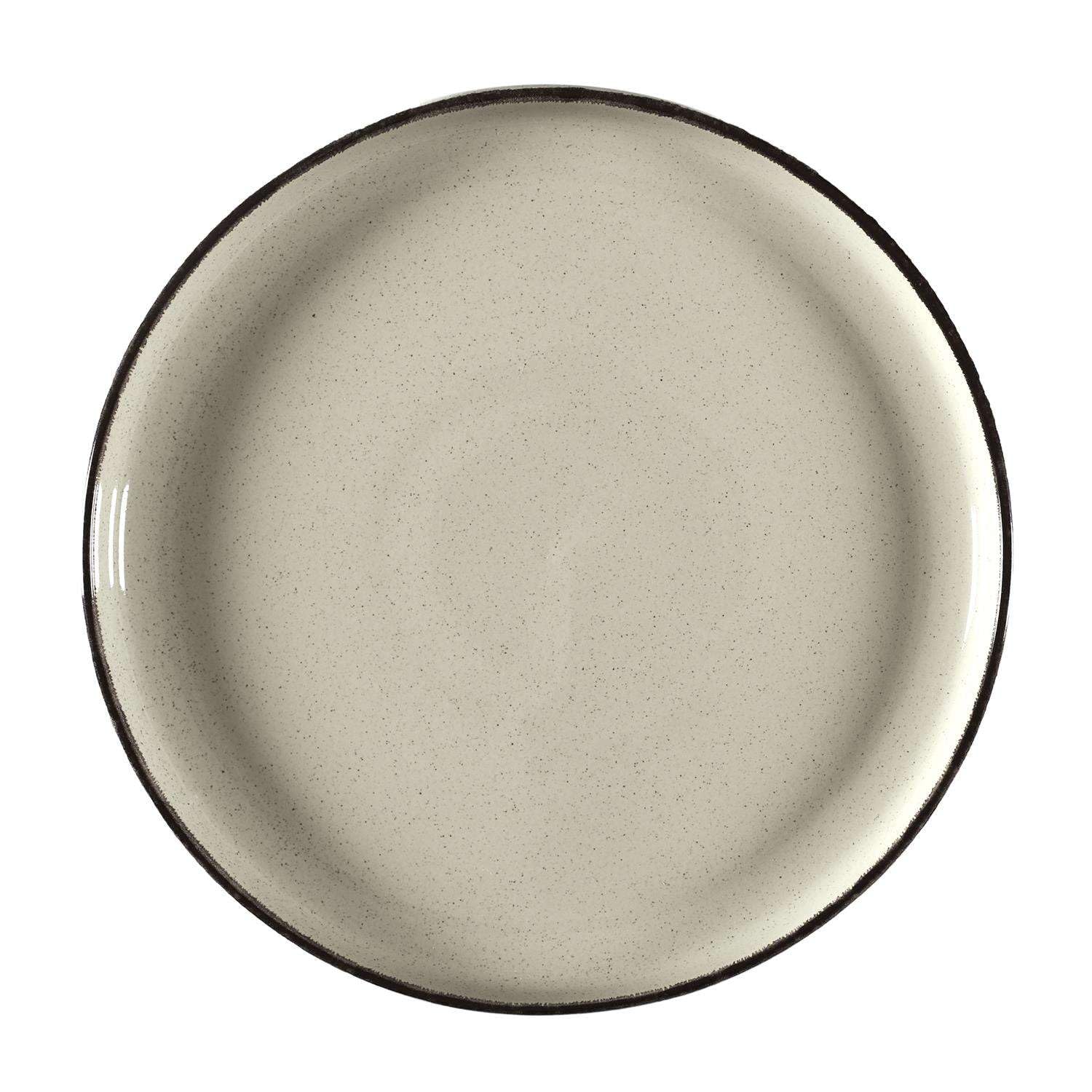 Home Deco Factory, KA0444, Servizio Piatti 12 Pezzi in Gres Beige, Piatti Fondi, Piani e Dessert, Design Artigianale, Resistente e Pratico, Facile Manutenzione, Misura: 12 Pezzi, Colore: Beige
