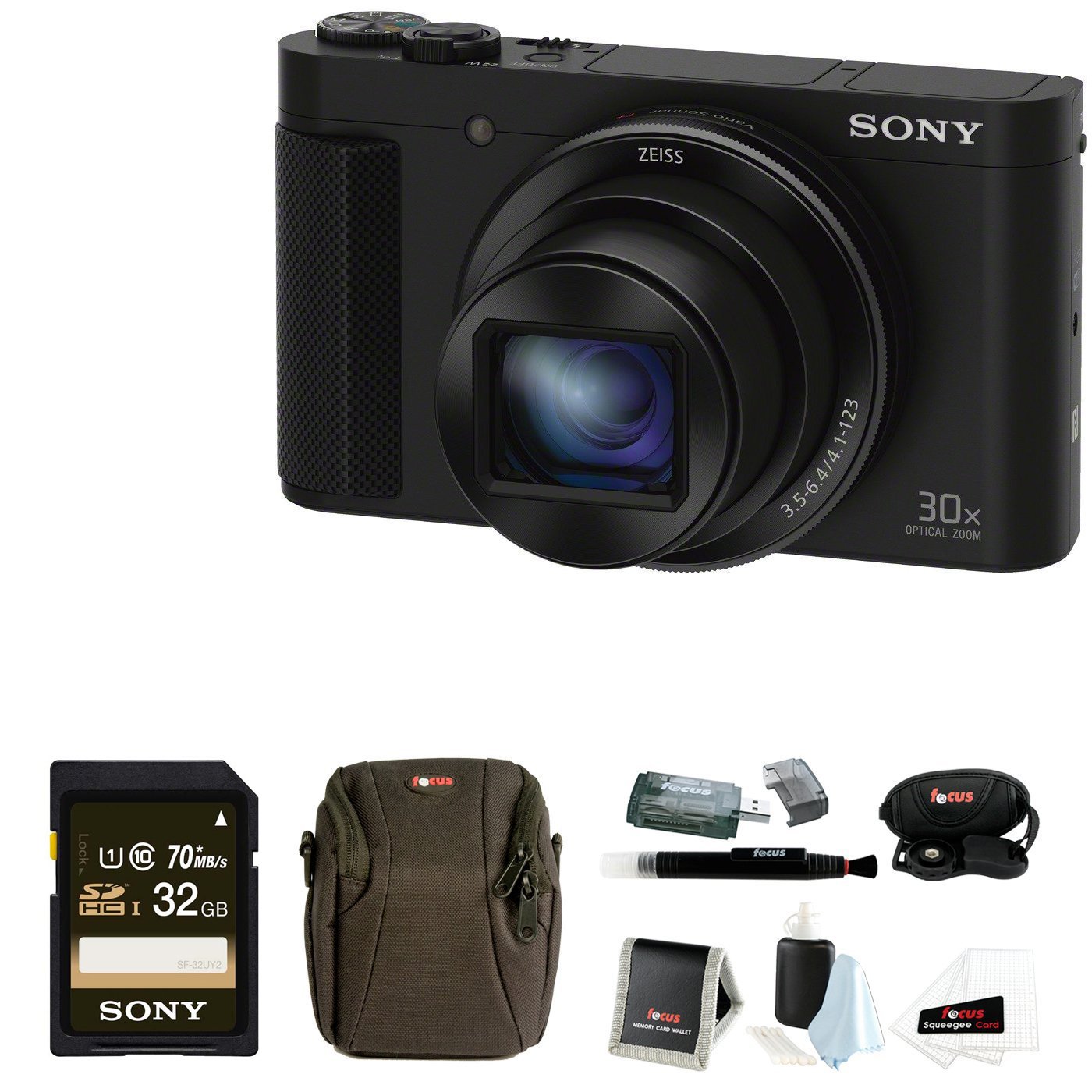 Sony Câmera Digital Cyber-Shot Dsc-Hx90V Com Pacote De Acessórios