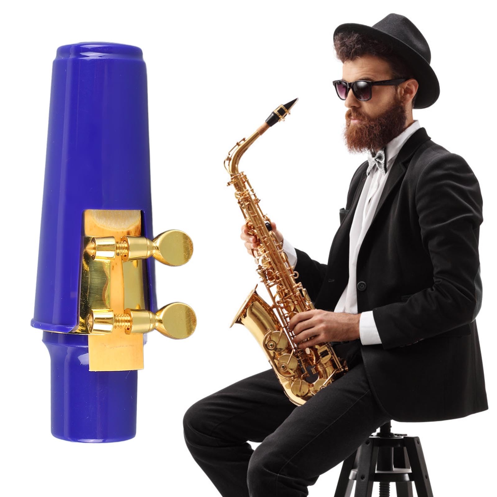 Purple Saxophone Mouthpiece
