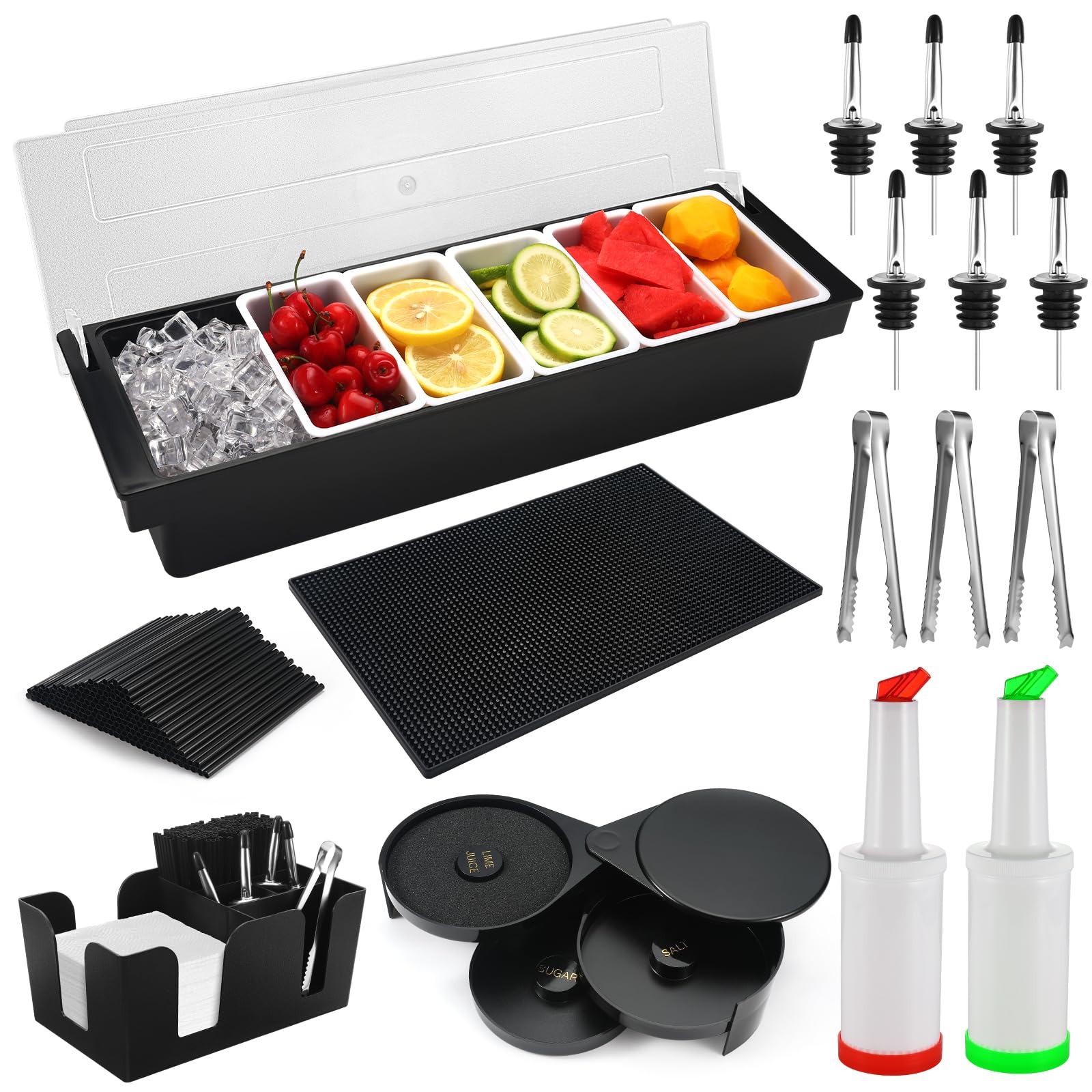 Ｂａｒｔｅｎｄｅｒ １２ Amazon.com: Highball & Chaser 13-Piece Gunmetal Black