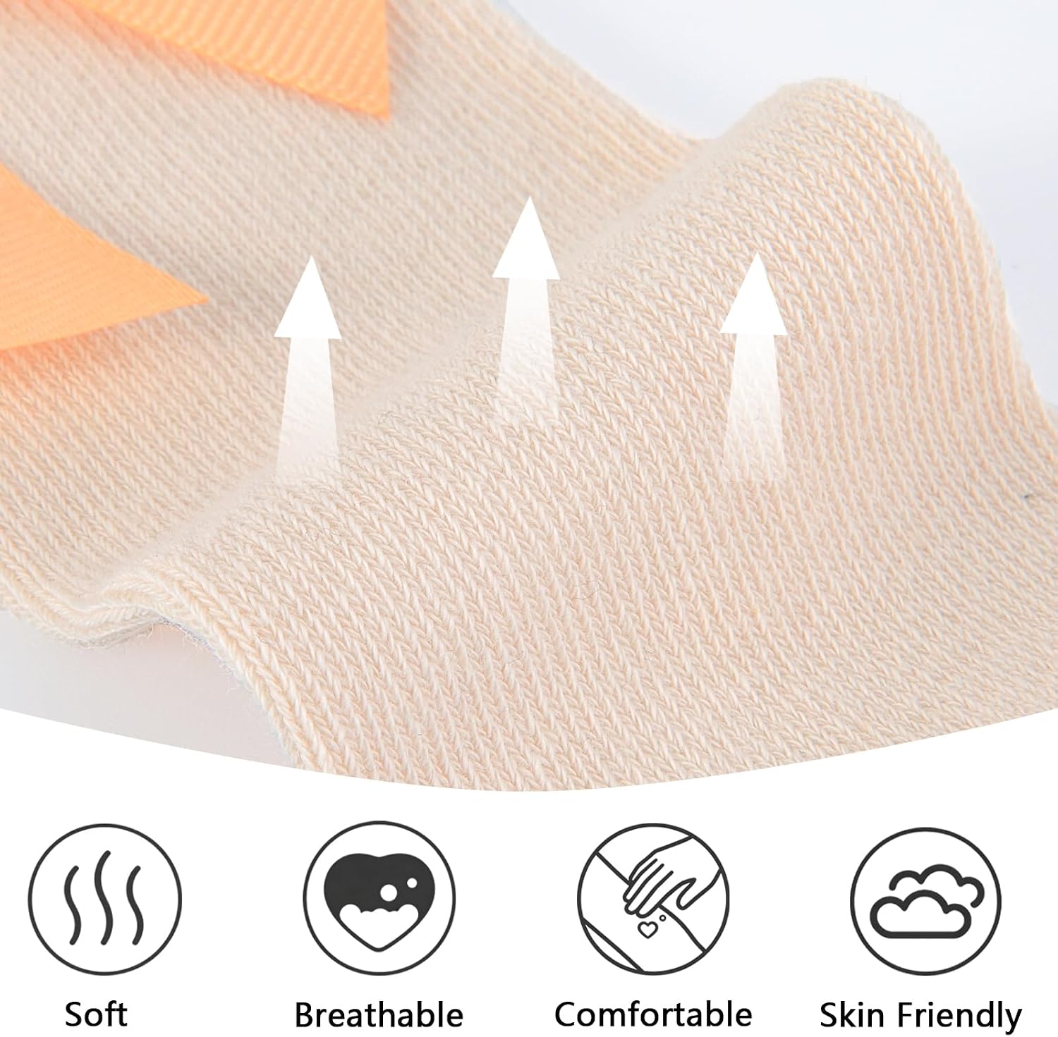 Baby Knee High Socks Girls Newborn Infants Toddlers Cotton Bow Ruffle Long Socks Non Slip Stockings Dress Socks