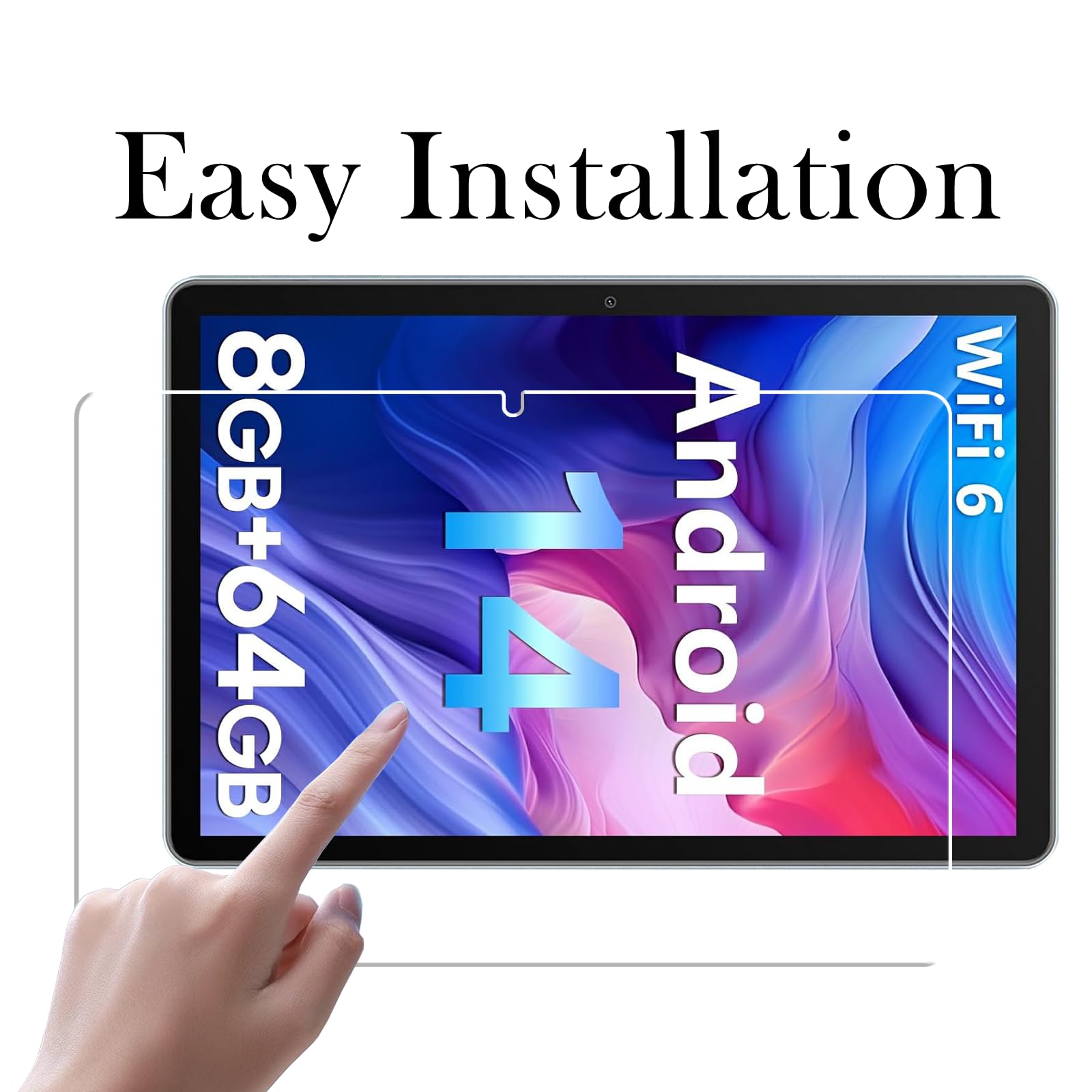 AKNICI [Lot de 2 Protection Écran pour Blackview Tab 70 WiFi/Blackview Tab 30 WiFi/Blackview