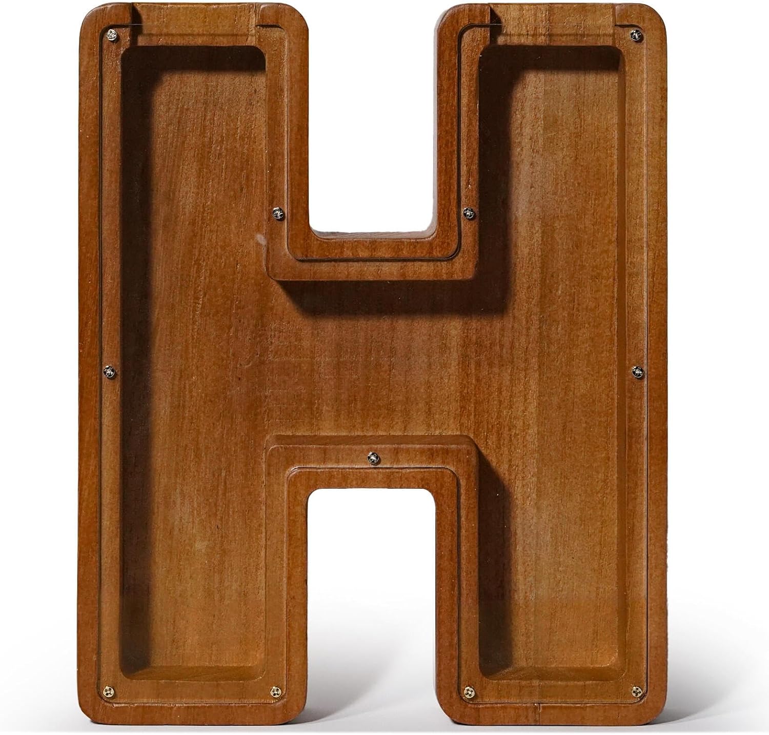 Bemaystar 9" Letters Wooden Kids Piggy Bank Piggy Bank for Boys Girls