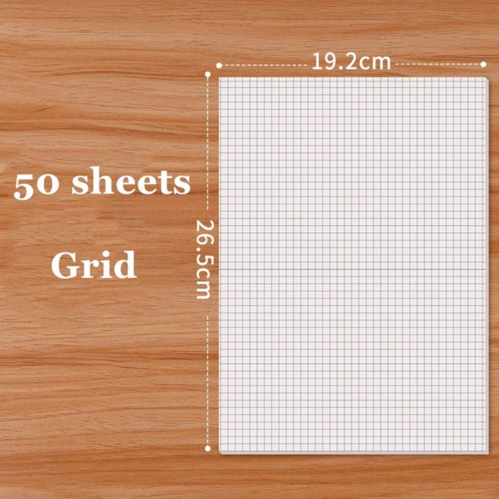 liquanB5 Notebook Draft Paper Diary Refill Sketchbook Journal Grid Line-Dot Planner Painting Inner Page Office School Gifts Stationery