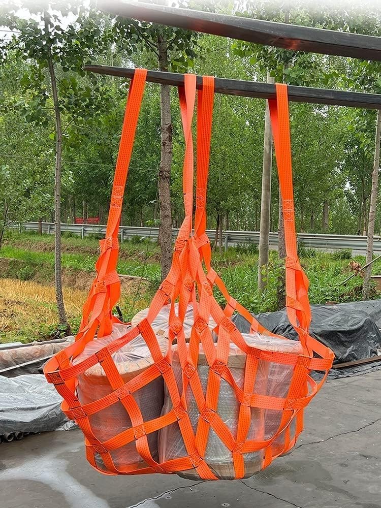 Siatki do podnoszenia ciężkich przedmiotów, pasy do transportu materiałów, bezpieczeństwo doków, odporność na rozdarcie, mocne siatki nośne (Size : 2.5 X 2.5M/Mesh 20cm)