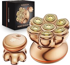 MAXGROOM PRO 7D Bald Head Razor Absolute Zero 2025 Electric Shaver for Bald Head Cut and Shave Human Hair to Zero 0.01mm, Waterproof Rechargeable Gift for Dad and Husband, Titanium Blades