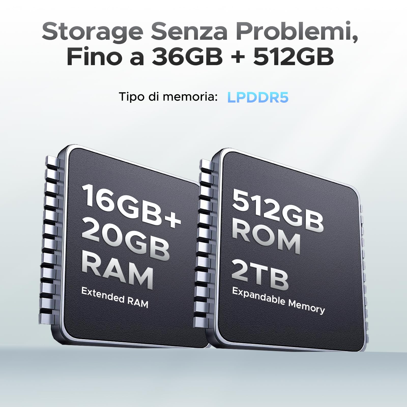 DOOGEE Blade GT Ultra 2025 Rugged Smartphone 5G, 36GB RAM + 512GB ROM, MediaTek 4nm 7300, Effetto Luce LED,100MP+32MP, 6.72" FHD+120Hz Telefono Indistruttibile, Android 14/NFC/WiFi6/Face ID/BT5.2/OTG