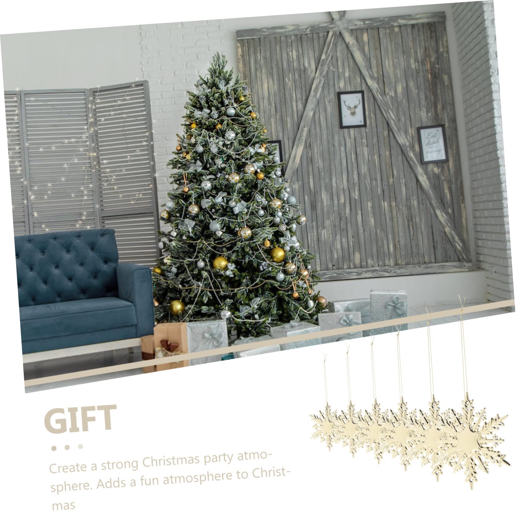 Alipis 24stücke Teiliges Weihnachtsbaum Stilvolle Schneeflocke Dekoration Für Fenster Und Räume Wiederverwendbare Weihnachtsdeko Für Festtage Und Feiern