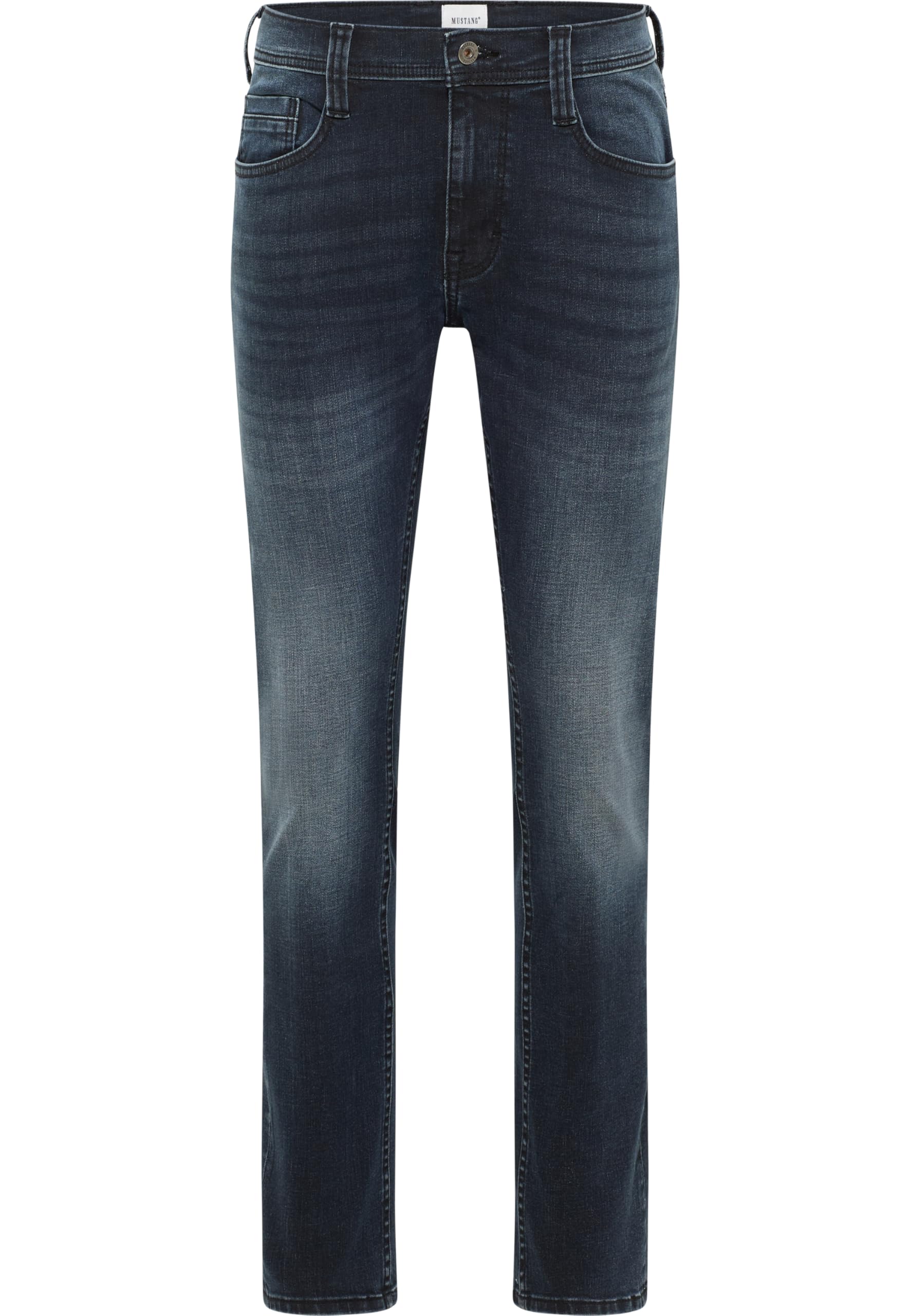 MUSTANG Men's Jeans Trousers Style Oregon Slim, mid-Blue, 33 W/30 L