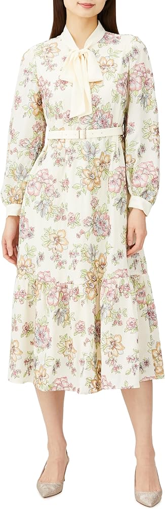 Amazon | [グレースコンチネンタル] ﾌﾗﾜｰ刺繍ﾎﾞｳﾀｲﾜﾝﾋﾟｰｽ | フォーマル