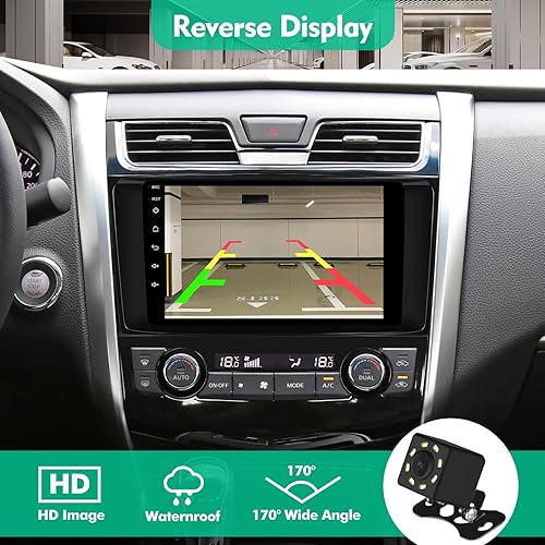 Miniatura 3 de 9-Inch IPS Touchscreen Android 10 Car Stereo for Nissan Altima 2014-2018 with Wireless CarPlay & Android Auto 2+32GB Car Radio, Support GPS, WiFi,