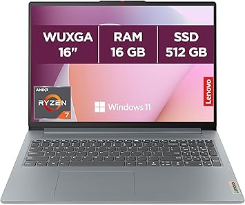 Lenovo IdeaPad Slim 3 16ABR8 PC portable 16" WUXGA Ryzen 7 16Go - photo 1