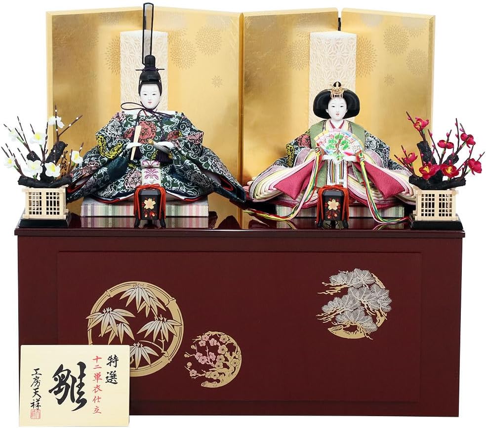 京雛 雛人形 お雛様 伝統的なひな人形セット ひな人形 収納ケース 桐箱