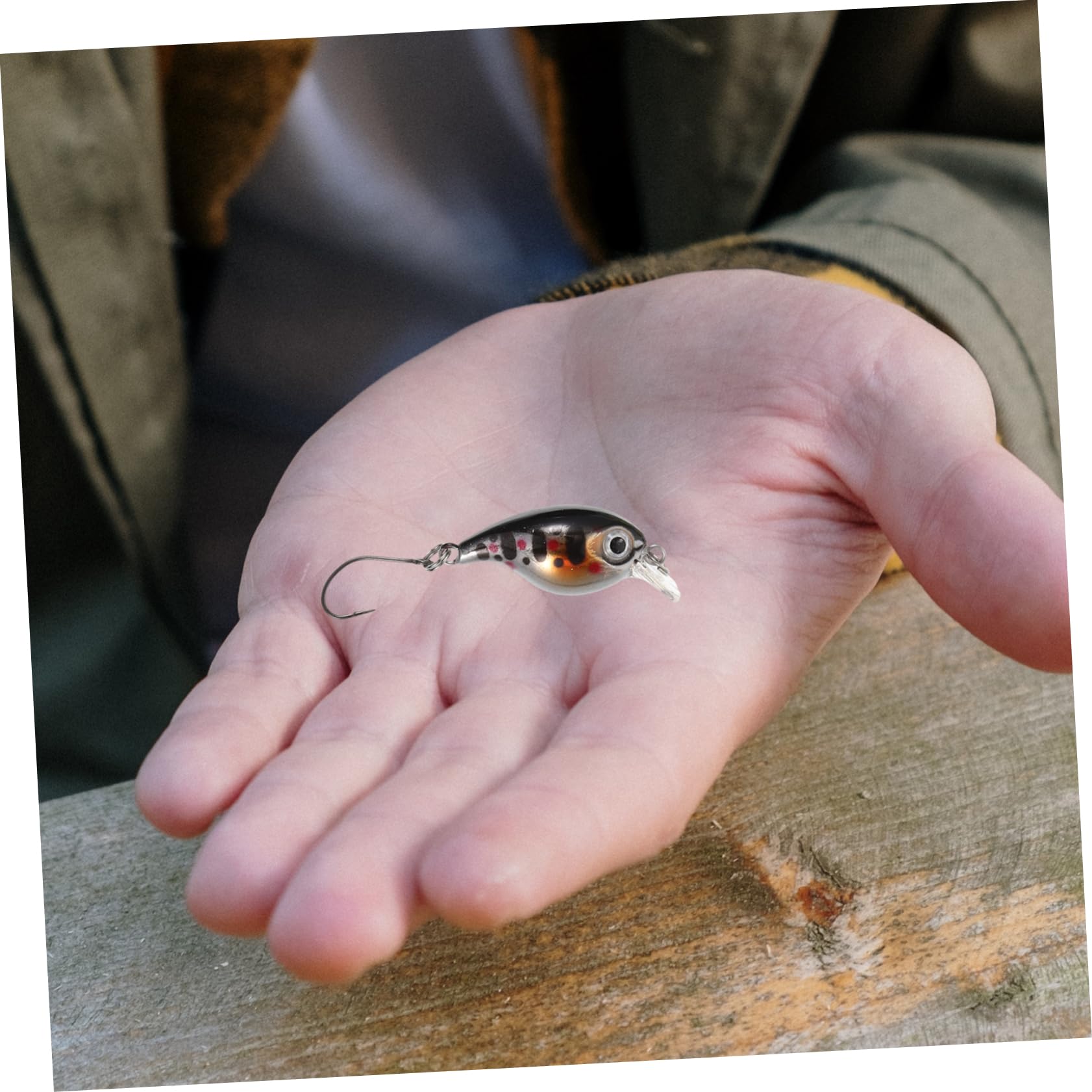 Kisangel Appâts Artificiels Immitation De Poisson Portable De Leurres pour Truite Accessoires De Milieu Aquatique pour Attirer Les Poissons