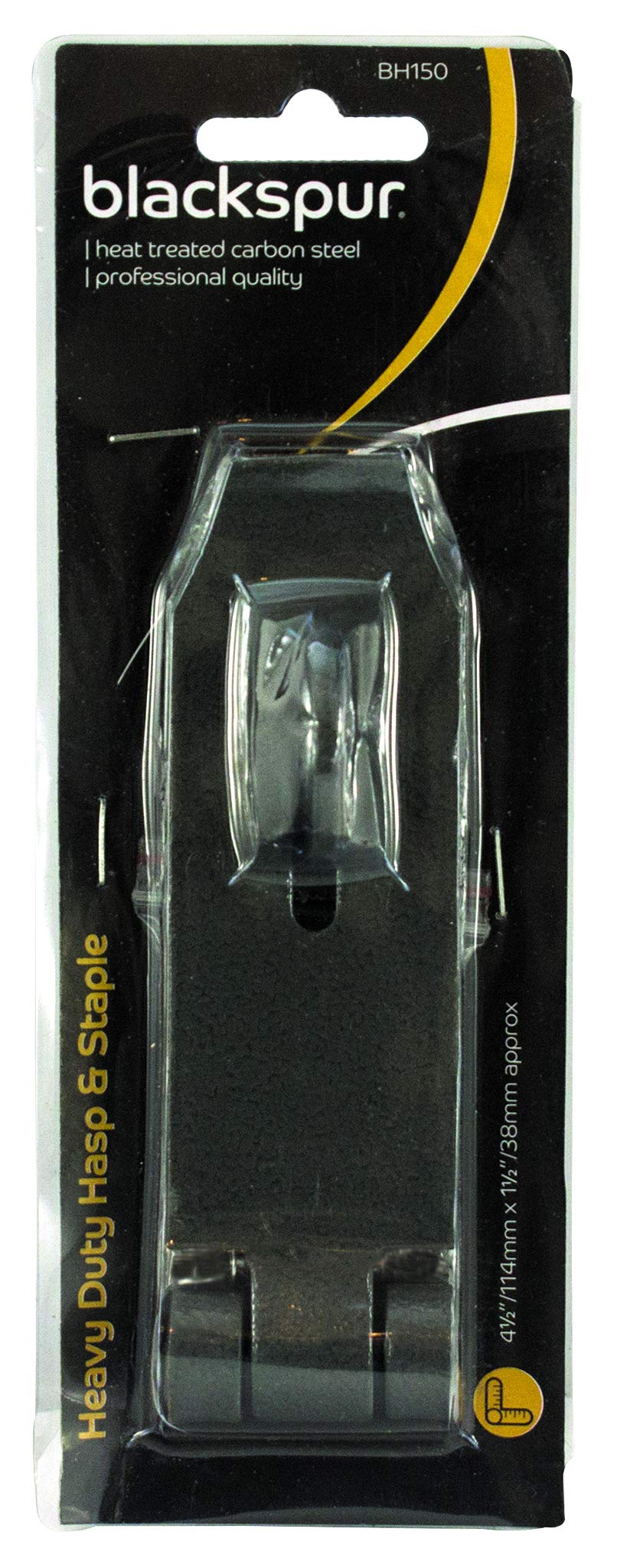 Blackspur Black Spur Bb-Bh150 4 1/2" X 1 1/2" Heavy Duty Hasp And Staple