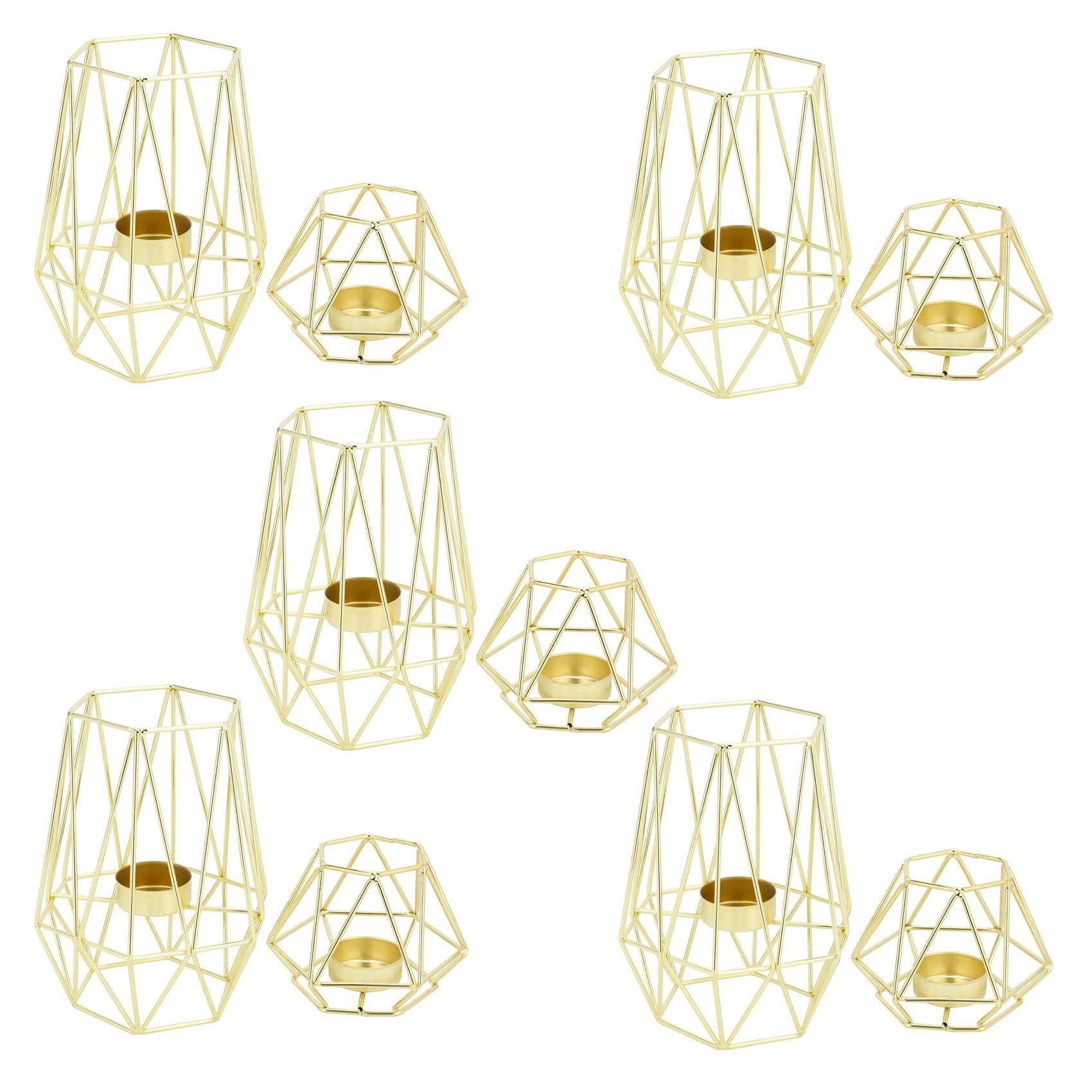Photophores en métal stables pour illuminer vos tables sans risque de chute