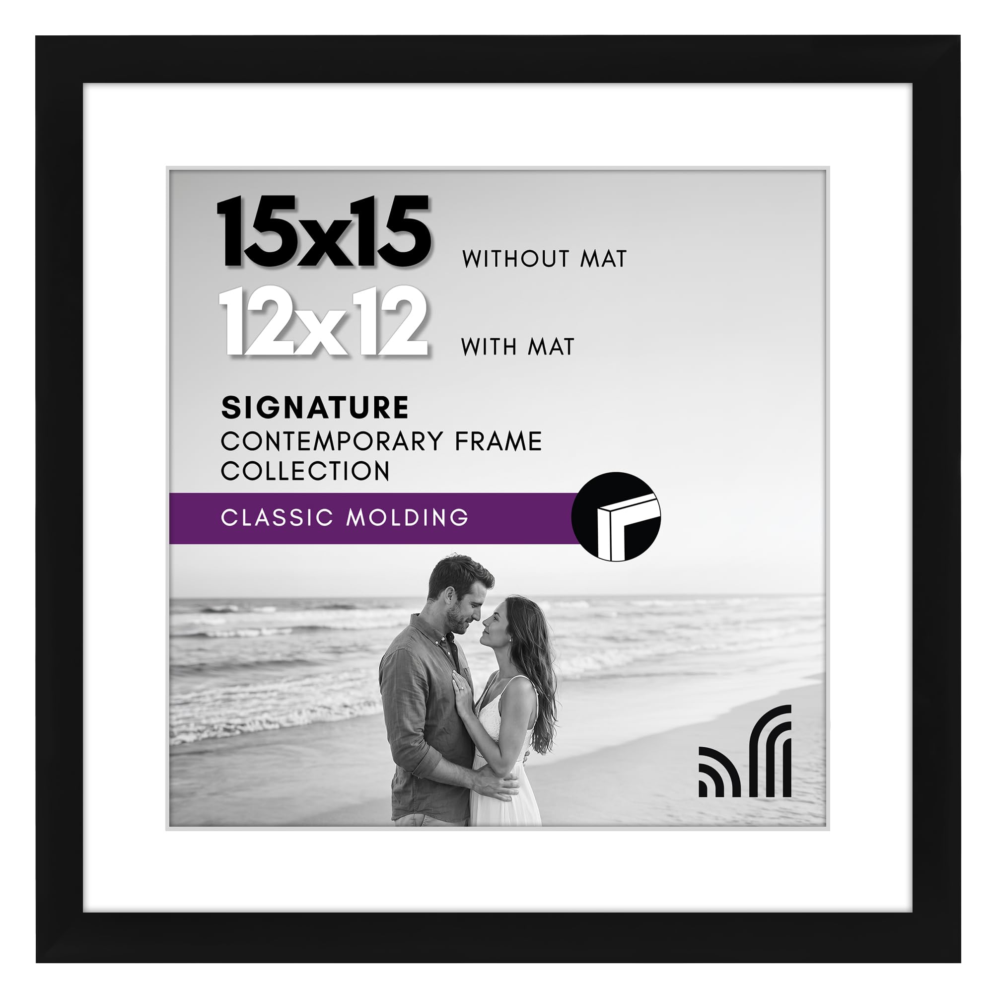 Amazon.com - Americanflat 15x15 Picture Frame with Shatter