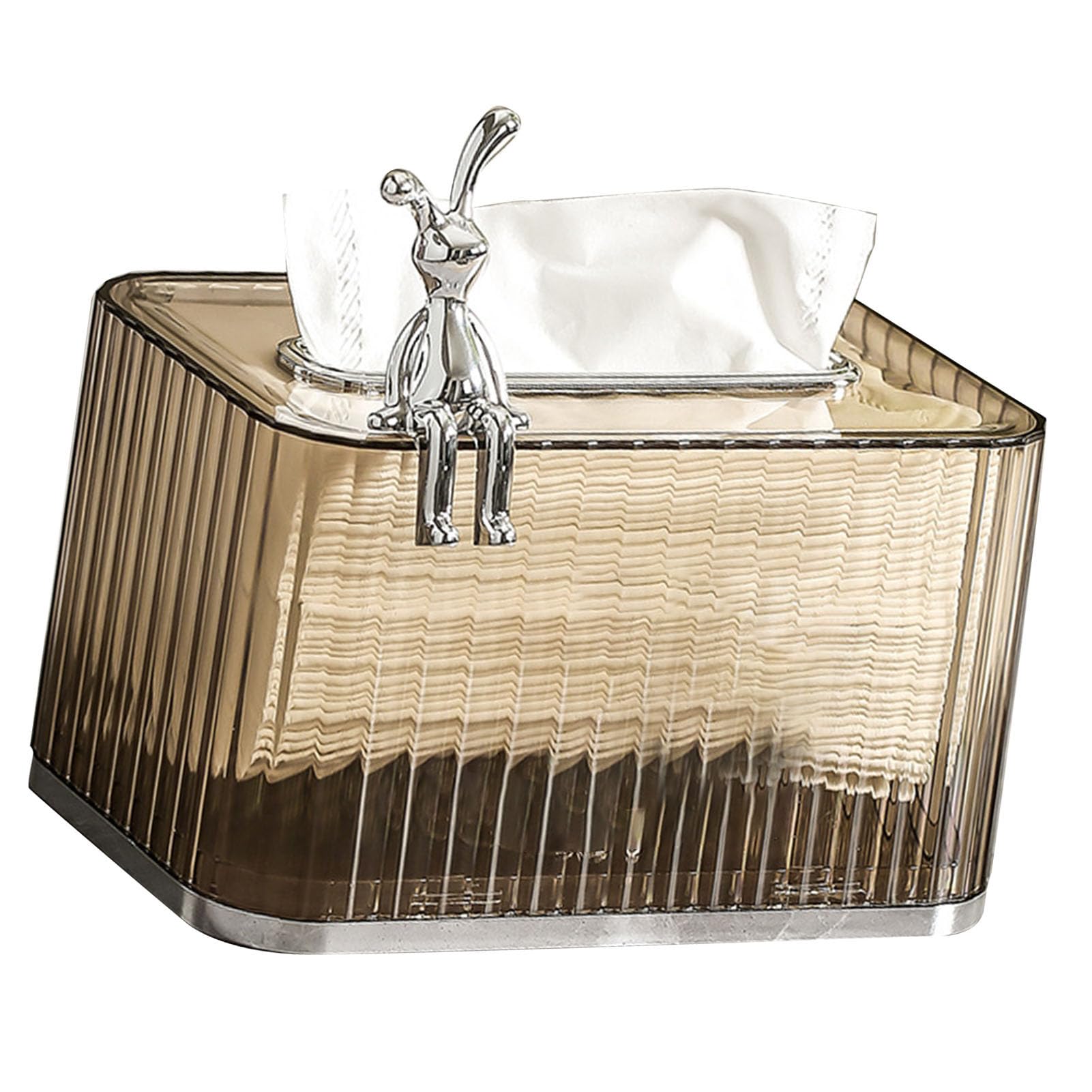 Spring Tissue Holder, Convenient Home Napkin Holder Lightweight Auto Lifting Easy To Use for Bathroom (#5)